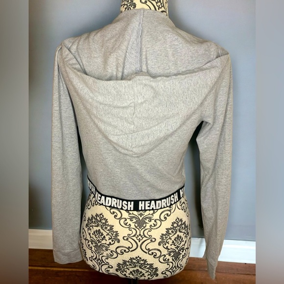 HEADRUSH Women’s Long Sleeve Crop with Front tie- XSmall - Picture 4 of 5